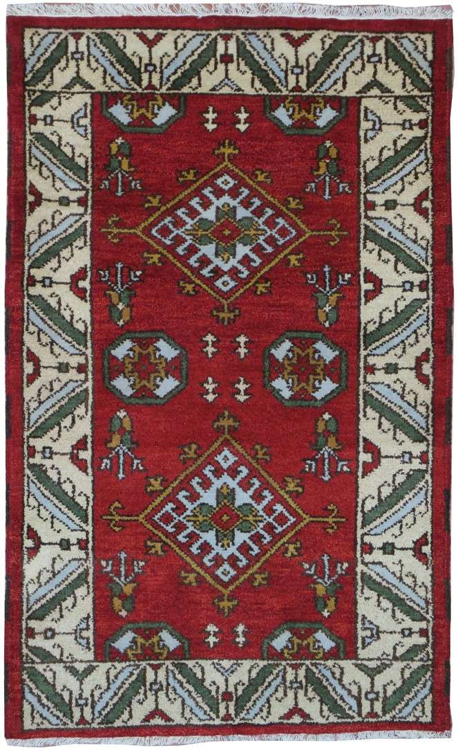 3' 0" x 5' 0" India Kazak Rug image 0