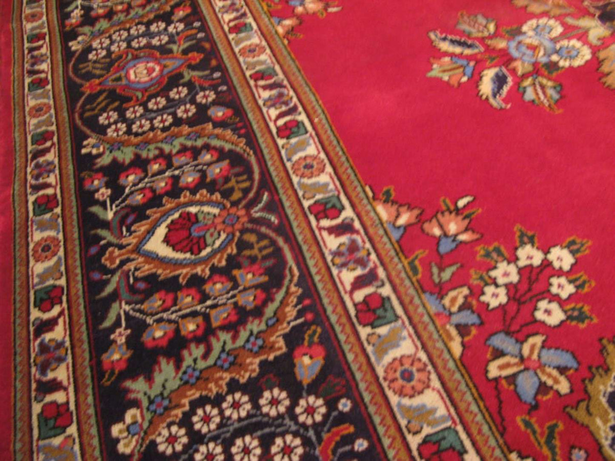 10' 3" x 12' 1" Persian Tabriz Rug image 8