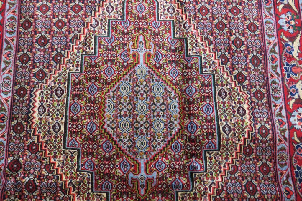 4' 2" x 5' 2" Persian Sanandaj Rug image 6