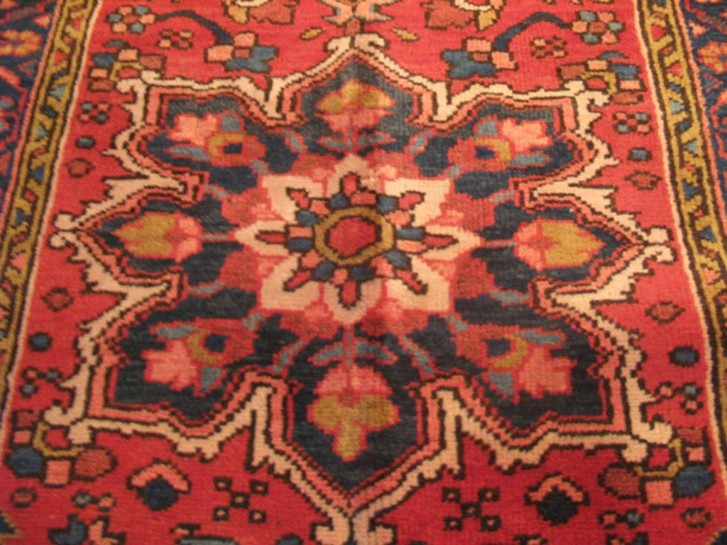 3' 4" x 10' 1" Persian Heriz Runner image 7