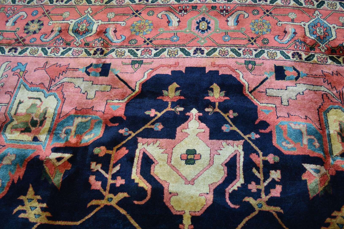 10' 0" x 14' 2" India Heriz Rug image 2