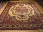 9' 7" x 12' 1" Persian Tabriz Rug image 1