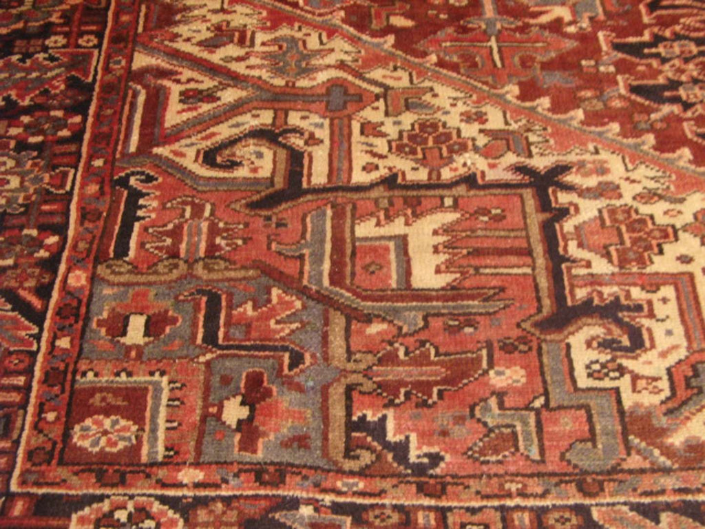 8' 0" x 11' 3" Persian Heriz Rug image 8
