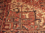 8' 0" x 11' 3" Persian Heriz Rug image 8