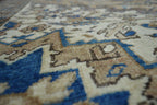7' 6" x 8' 5" Persian Heriz Rug image 6