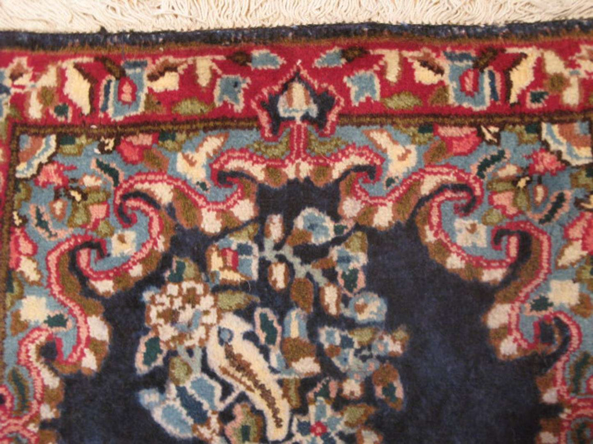1' 8" x 1' 8" Persian Kerman Square Rug image 5