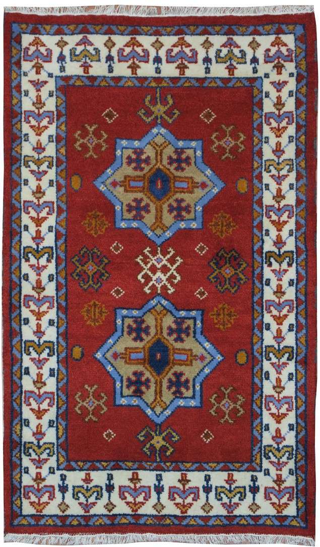 3' 0" x 5' 0" India Kazak Rug image 0