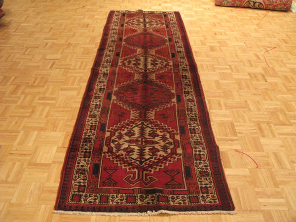 3' 3" x 10' 9" Persian Sarab Runner image 1