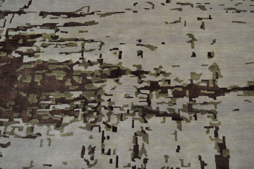 8' 0" x 9' 8" Tibetan Transitional Rug image 6