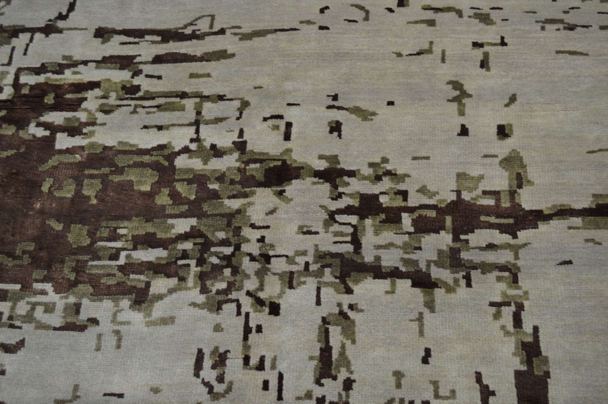 8' 0" x 9' 8" Tibetan Transitional Rug image 6