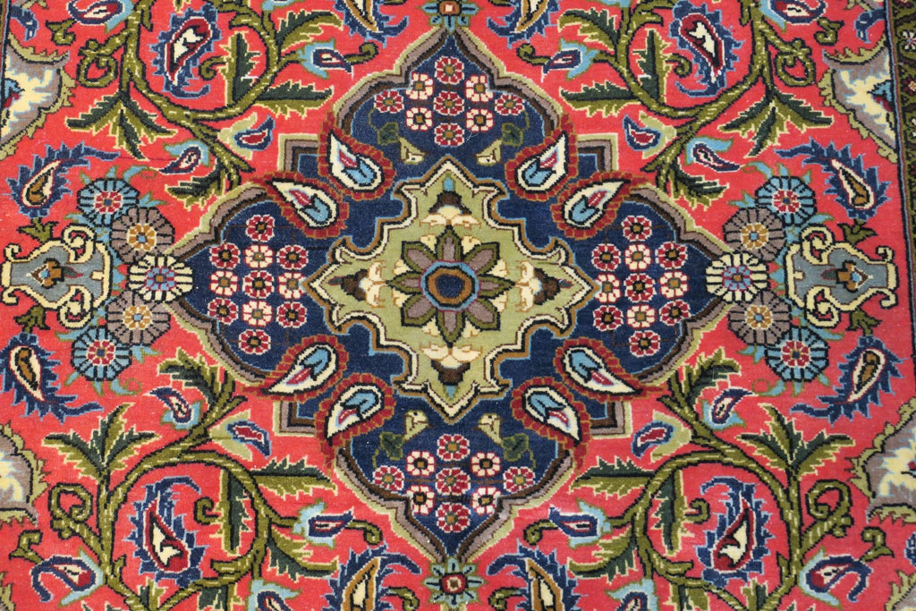 3' 6" x 5' 2" Persian Qum Rug image 1