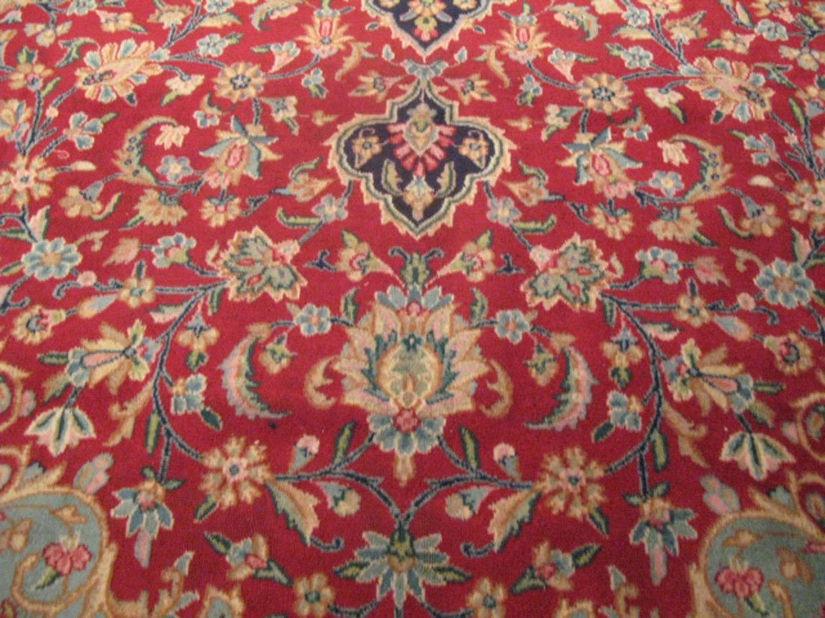 9' 1" x 13' 2" Persian Kerman Rug image 3