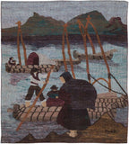 4' 2" x 4' 7" Spain Flatweave Rug image 0