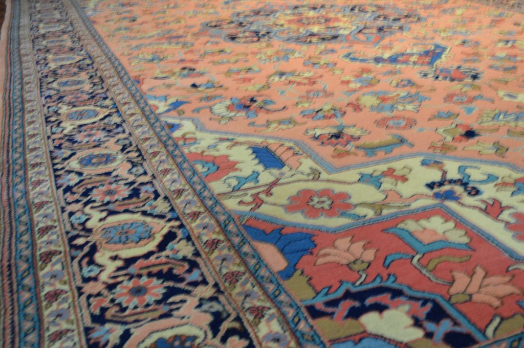 9' 8" x 18' 4" India Heriz Rug image 2