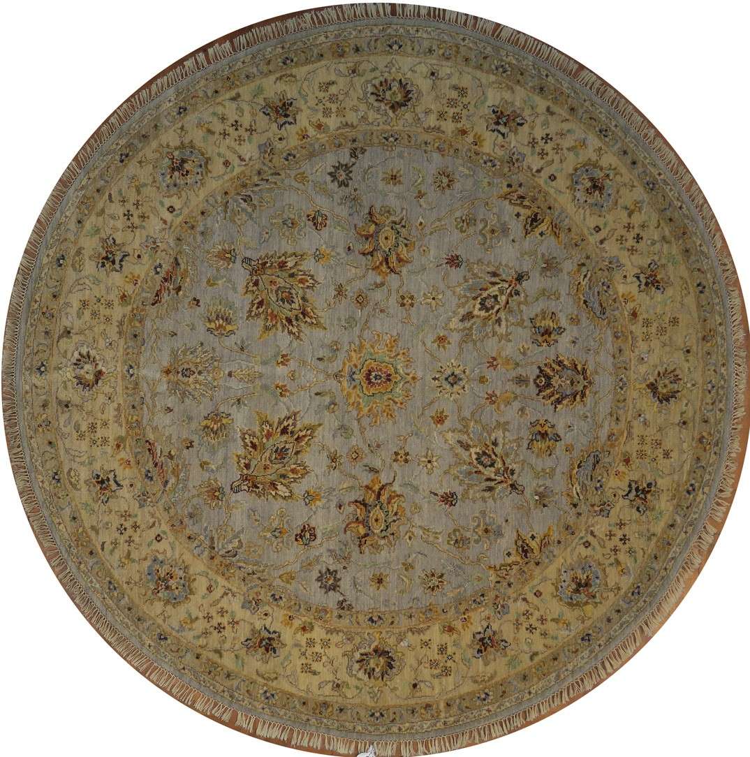 7' 8" x 7' 8" India Sultanabad Round Rug image 0