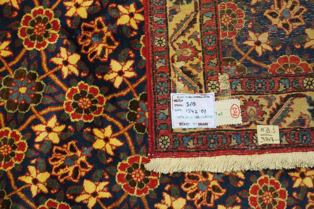 3' 3" x 5' 2" Vintage Varavamin Rug image 5