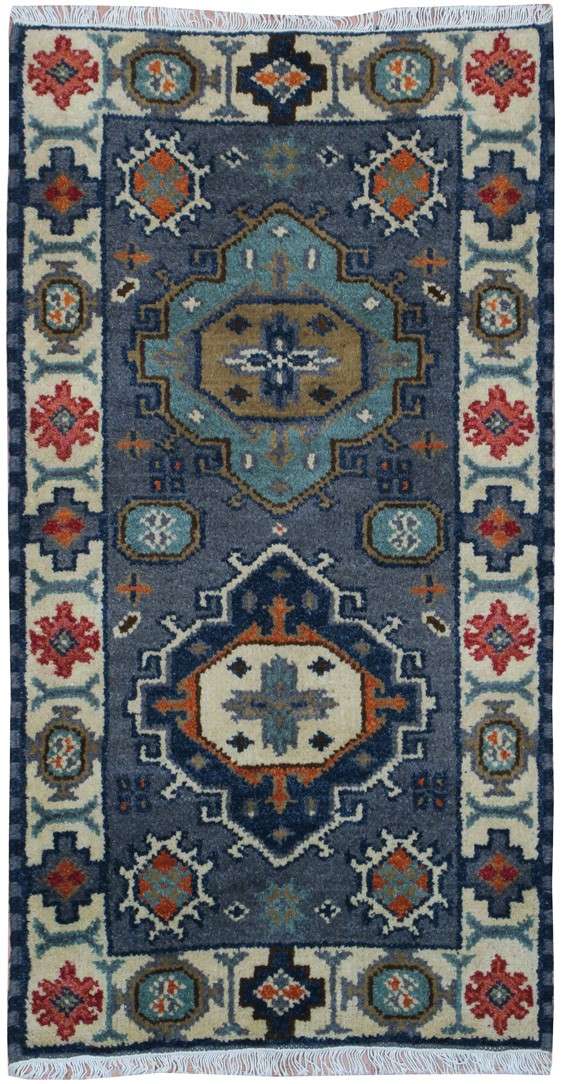 2' 0" x 4' 0" India Kazak Rug image 0
