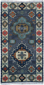 2' 0" x 4' 0" India Kazak Rug image 0