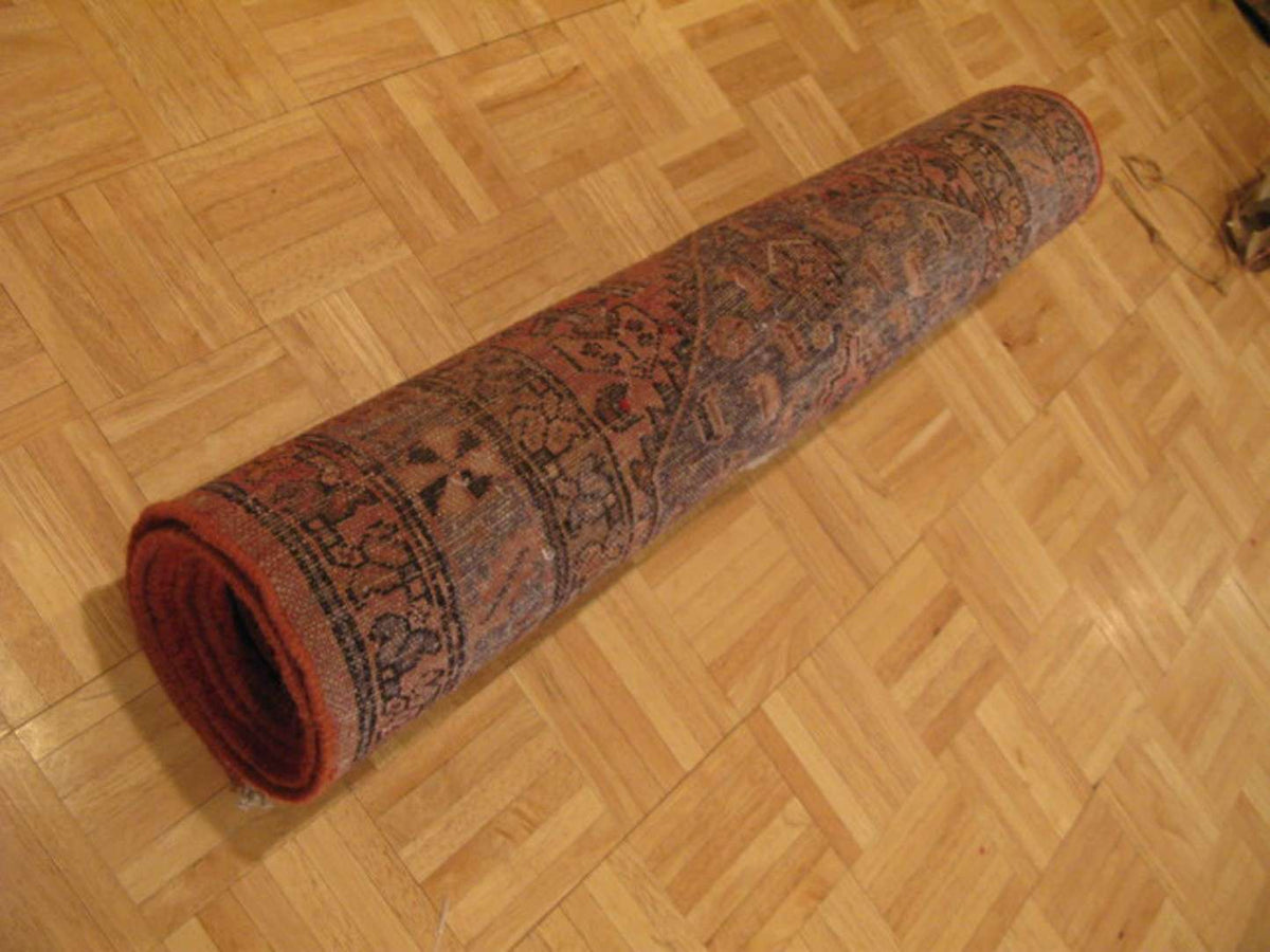 3' 6" x 10' 0" Persian Zanjan Runner image 11