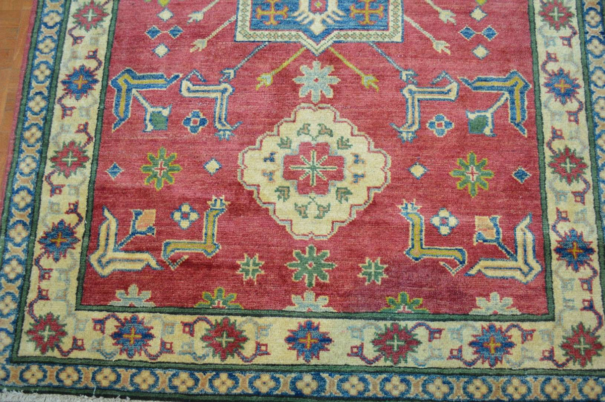 4' 3" x 6' 2" Pakistan Kazak Rug image 3