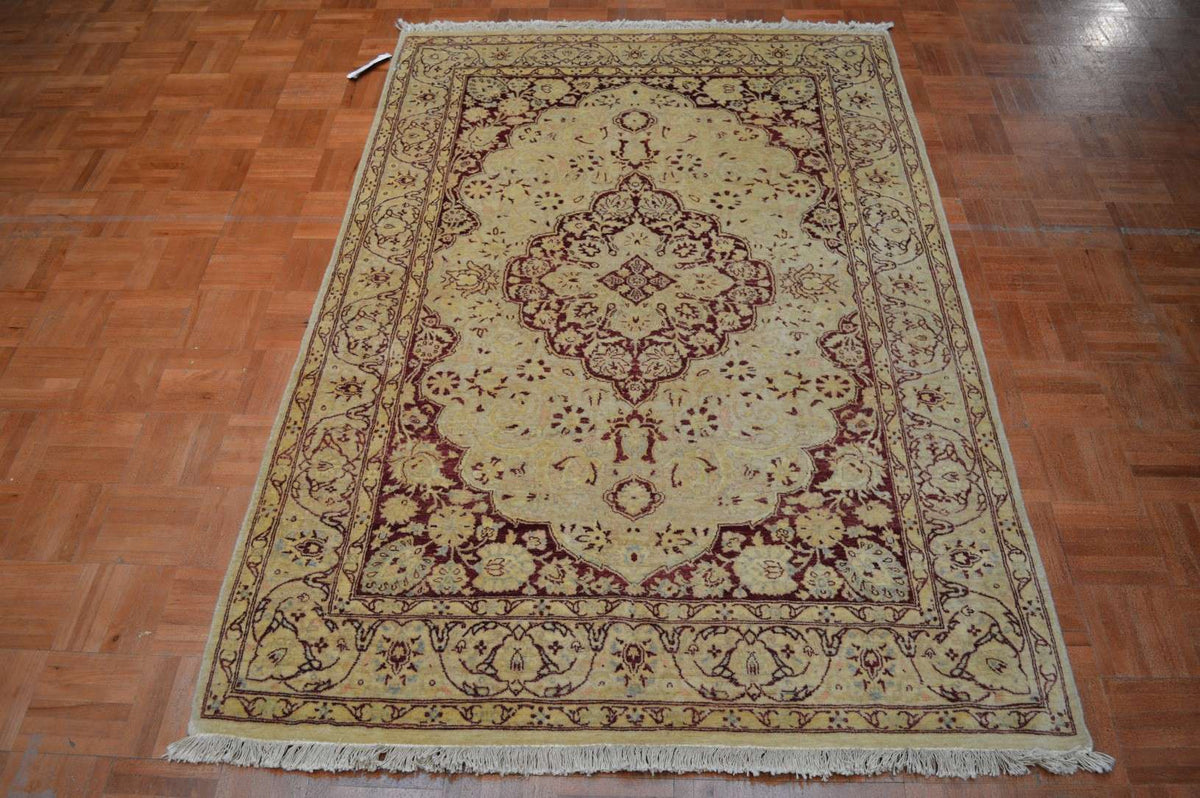 4' 2" x 6' 1" Pakistan Khyber Rug image 1
