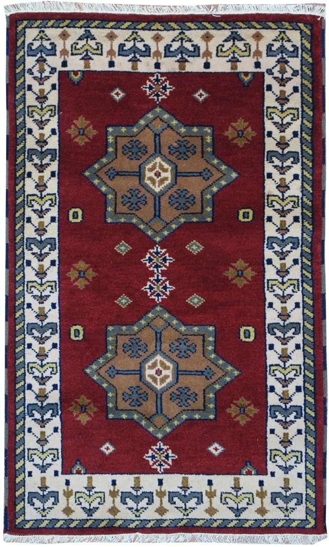 3' 0" x 5' 0" India Kazak Rug image 0