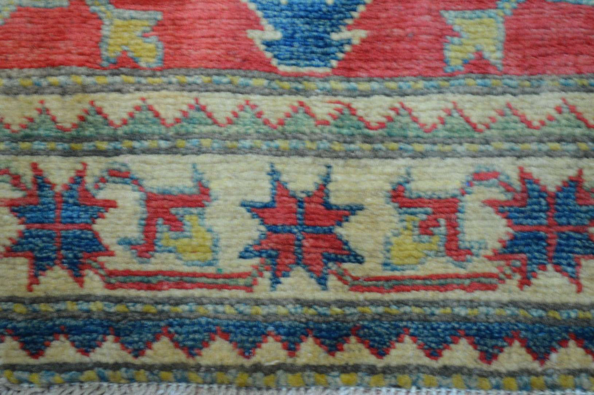 2' 3" x 3' 3" Pakistan Kazak Rug image 7