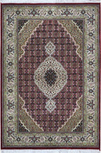 4' 0" x 6' 2" India Tabriz Rug image 0