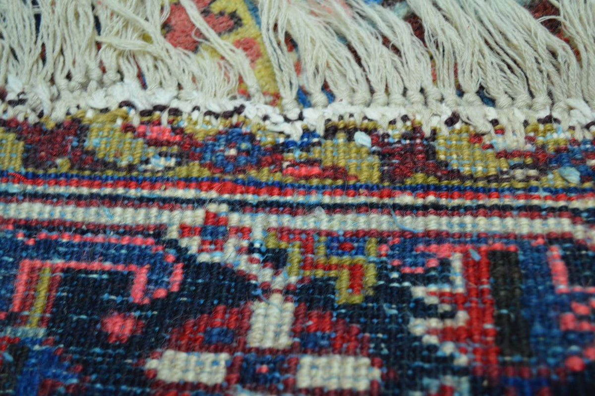 7' 1" x 9' 1" Persian Heriz Rug image 12