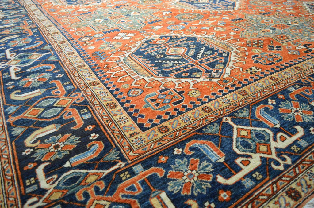 12' 0" x 17' 2" Pakistan Serapi Rug image 5
