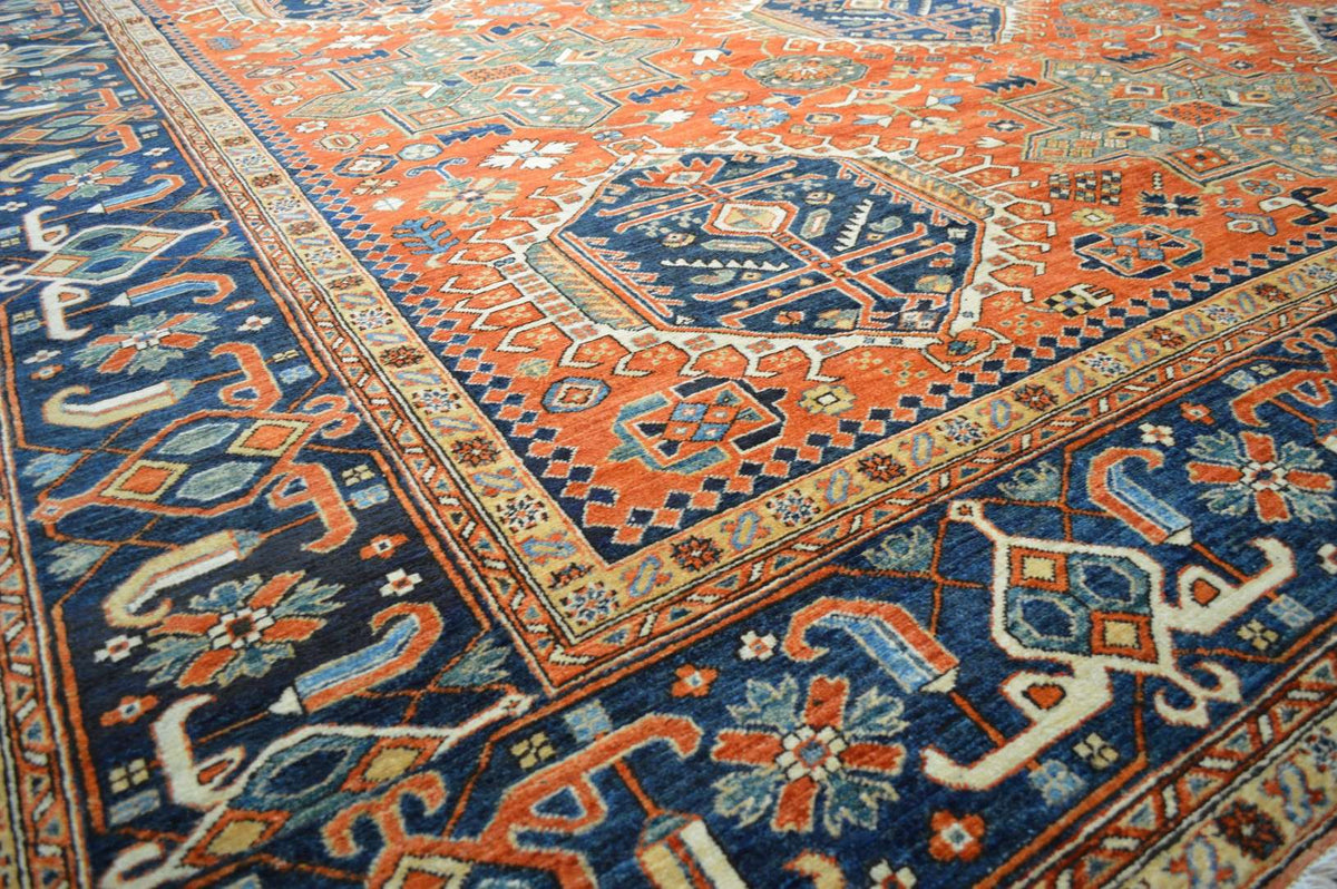 12' 0" x 17' 2" Pakistan Serapi Rug image 5