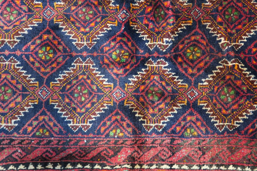 3' 4" x 6' 6" Persian Baluch Rug image 4
