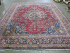 9' 9" x 13' 0" Persian Mashhad Rug image 1