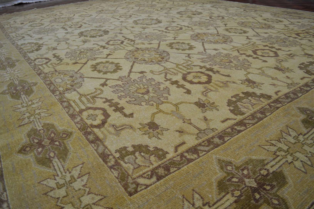 10' 4" x 14' 3" Turkish Oushak Rug image 5