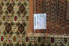 2' 1" x 4' 3" Persian Turkeman Rug image 7