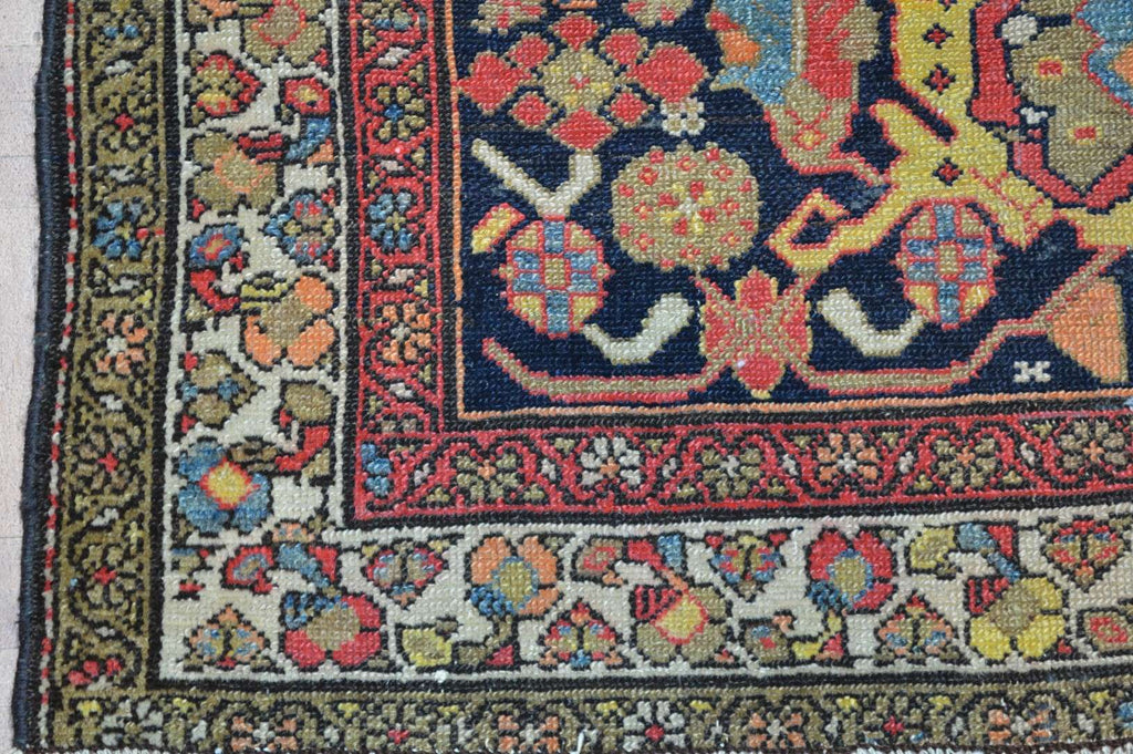 3' 5" x 6' 4" Vintage Hamadan Rug image 5