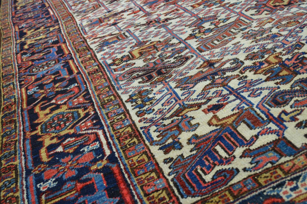 6' 9" x 10' 0" Persian Heriz Rug image 10