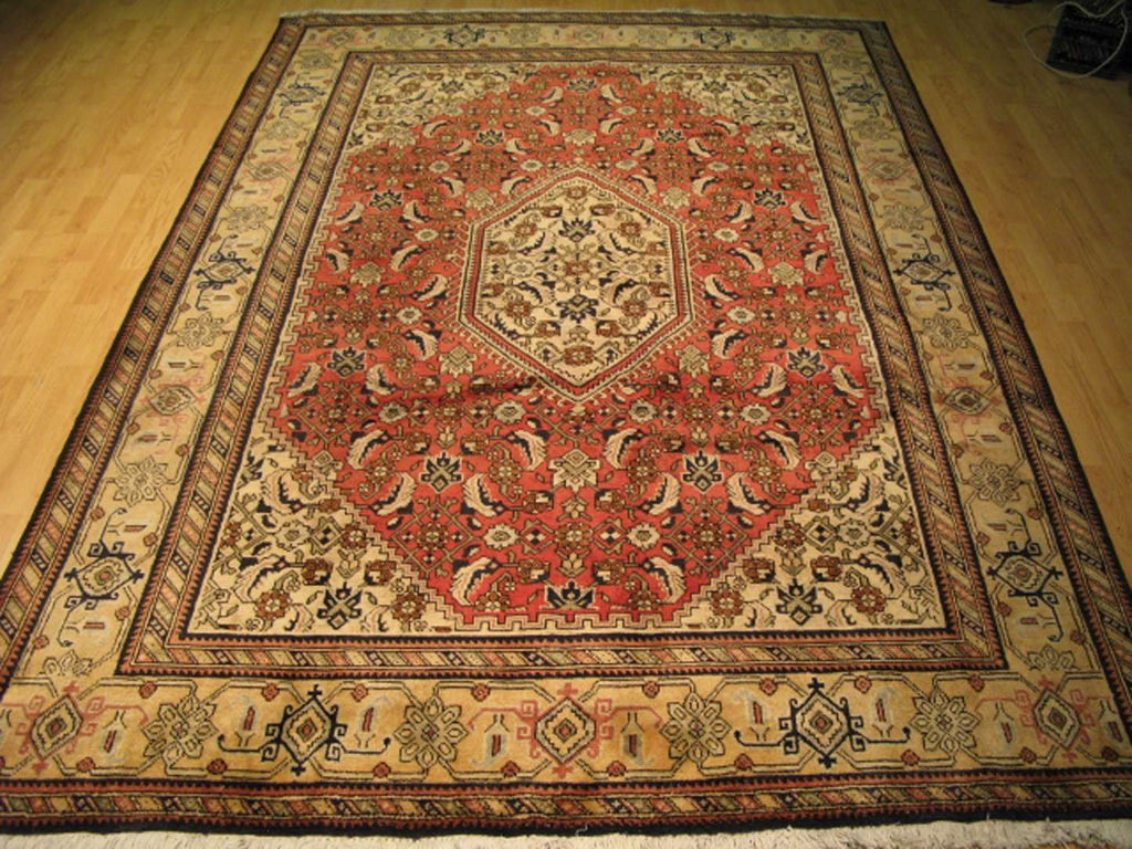 6' 8" x 9' 9" Persian Ardabil Rug image 2