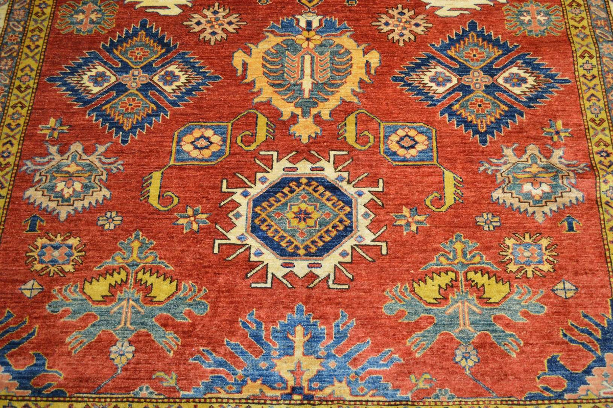 8' 0" x 10' 0" Pakistan Kazak Rug image 8