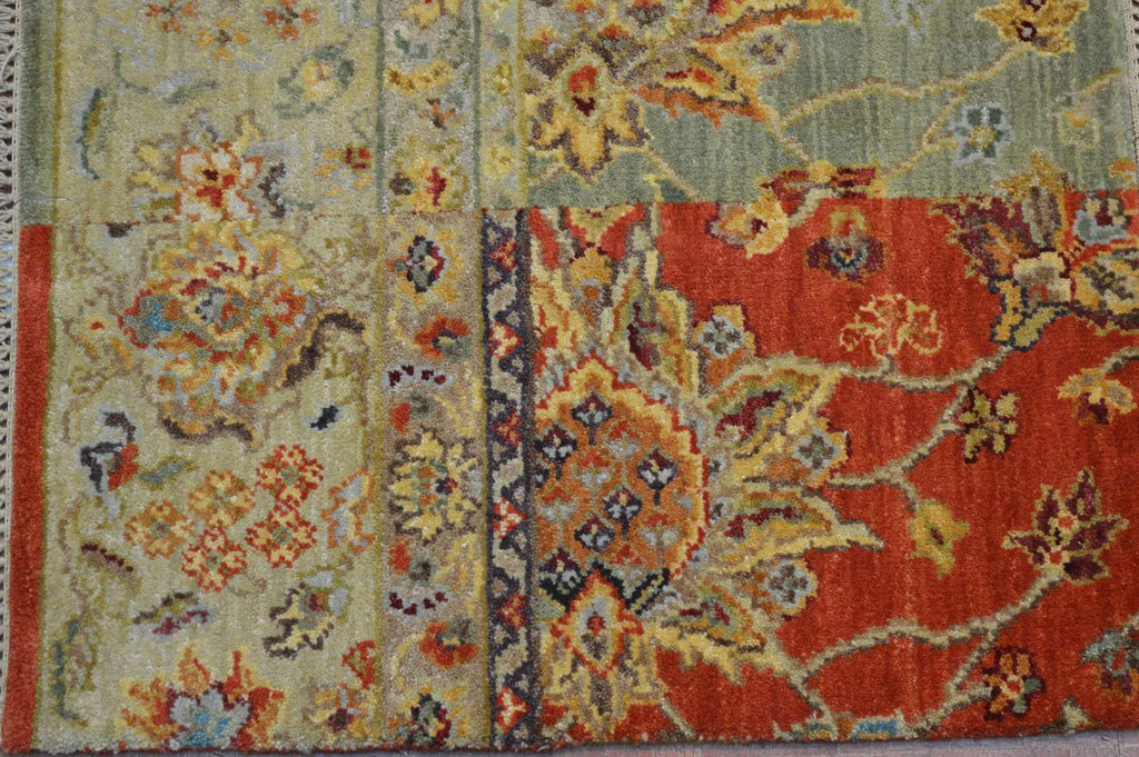 2' 4" x 6' 8" India Agra Runner image 9