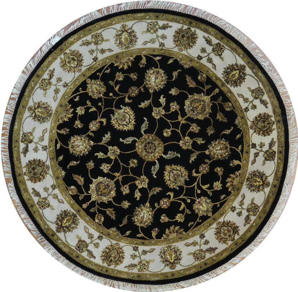 6' 2" x 6' 1" India Jaipur Round Rug image 0