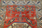 4' 3" x 7' 0" Pakistan Kazak Rug image 2