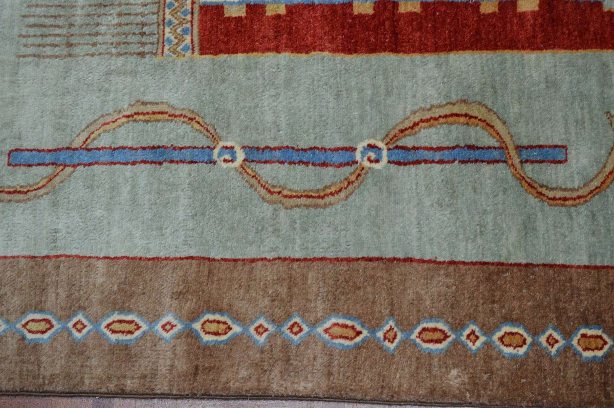 5' 9" x 9' 6" India Gabbeh Rug image 3