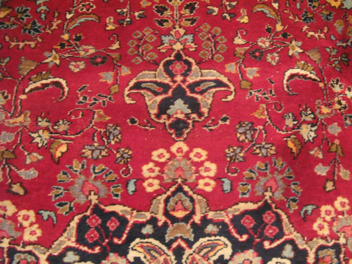 9' 5" x 12' 7" Persian Mashhad Rug image 4