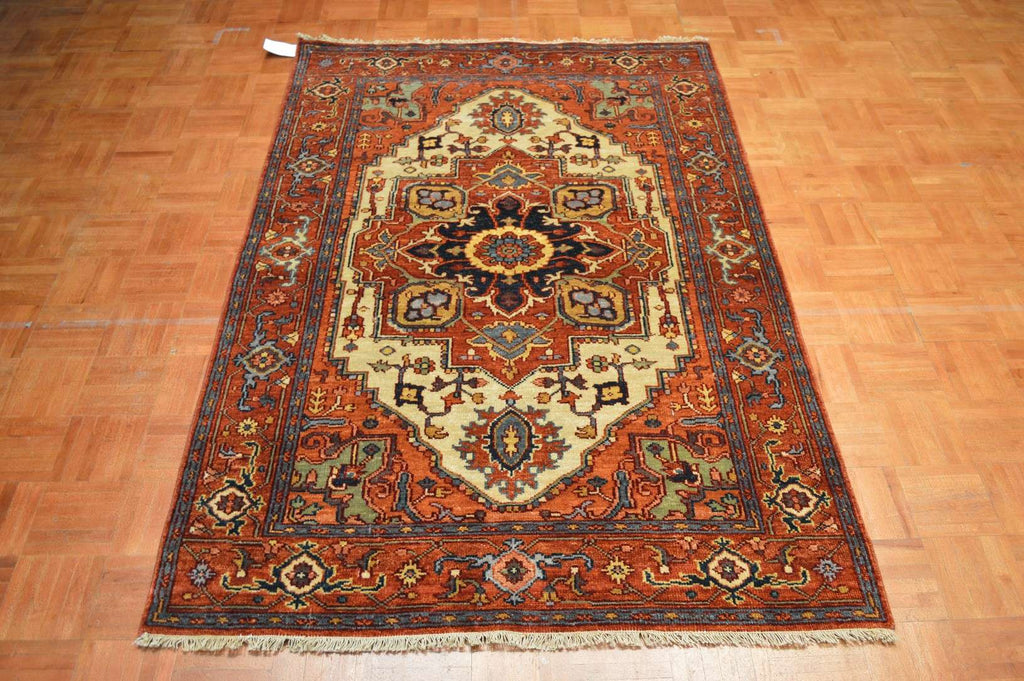 4' 0" x 6' 0" India Serapi Rug image 1