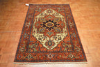4' 0" x 6' 0" India Serapi Rug image 1