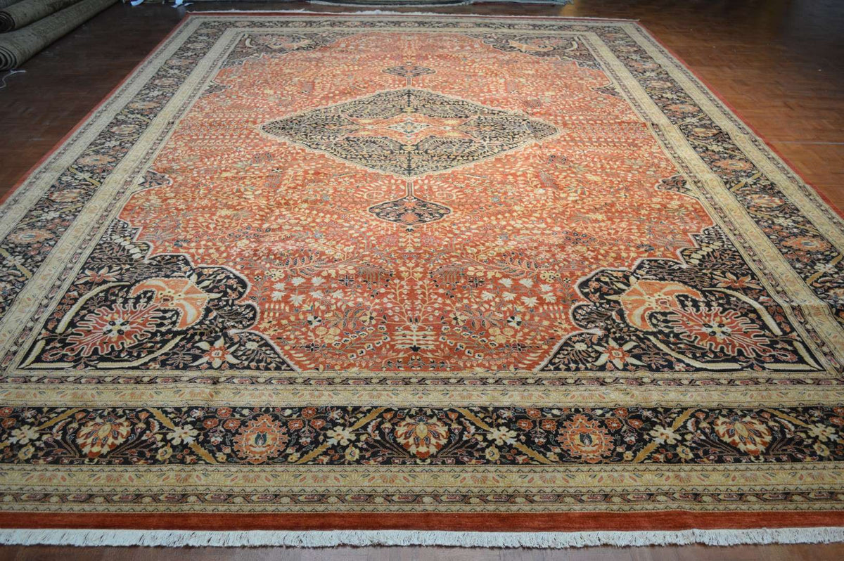 12' 1" x 17' 7" Pakistan Mogul Rug image 1