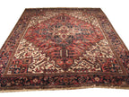 8' 5" x 10' 1" Persian Heriz Rug image 0