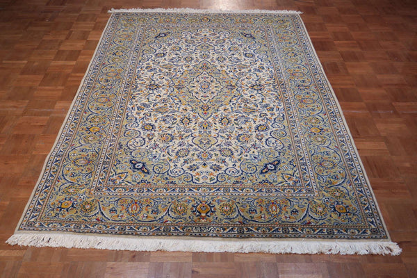 4' 7" x 7' 2" Persian Kashan Rug image 6