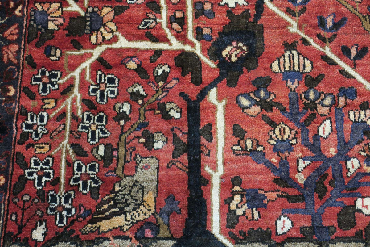 6' 9" x 10' 4" Vintage Khorasan Rug image 0